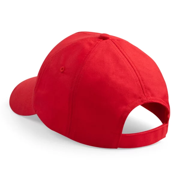 Beechfield B10b Cap Junior Bright Red rear