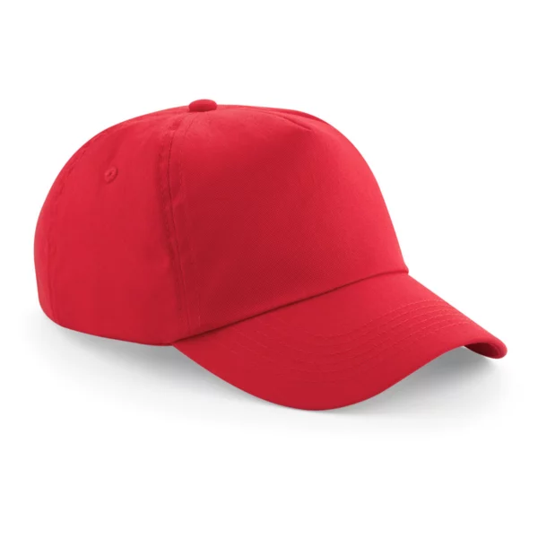 Original 5 Panel Cap Beechfield B10 Bright Red