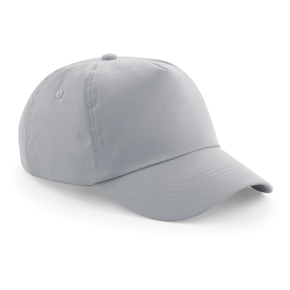 Original 5 Panel Cap 10 Original 5 Panel Cap Beechfield B10 Light Grey