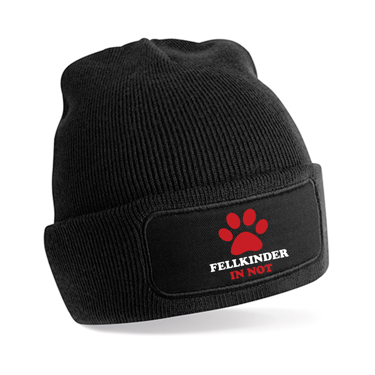 Recycled Beanie mit Logo