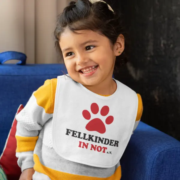 Baby Lätzchen Fellkinder in Not smbDesign Merchandise