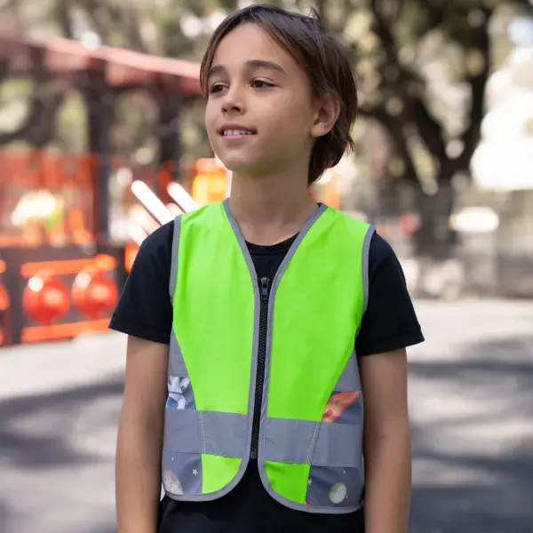 Kinder Warnweste Action Korntex smbDesign Personalisierung