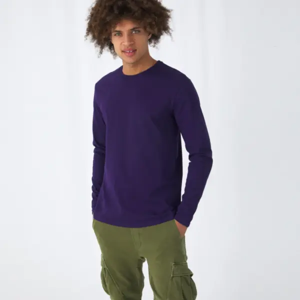 Long Sleeve T #E190 B&C smbDesign Personalisierung