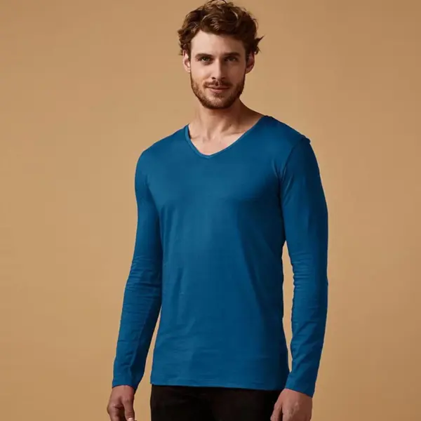 Long Sleeve V-Neck X.O smbDesign Personalisierung
