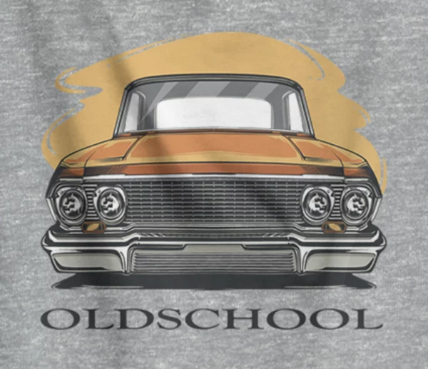 B&C Shirt "Oldschool - Ami" – Bild 2