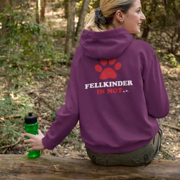Queen Zipped Hoodie Fellkinder in Not smbDesign Merchandise