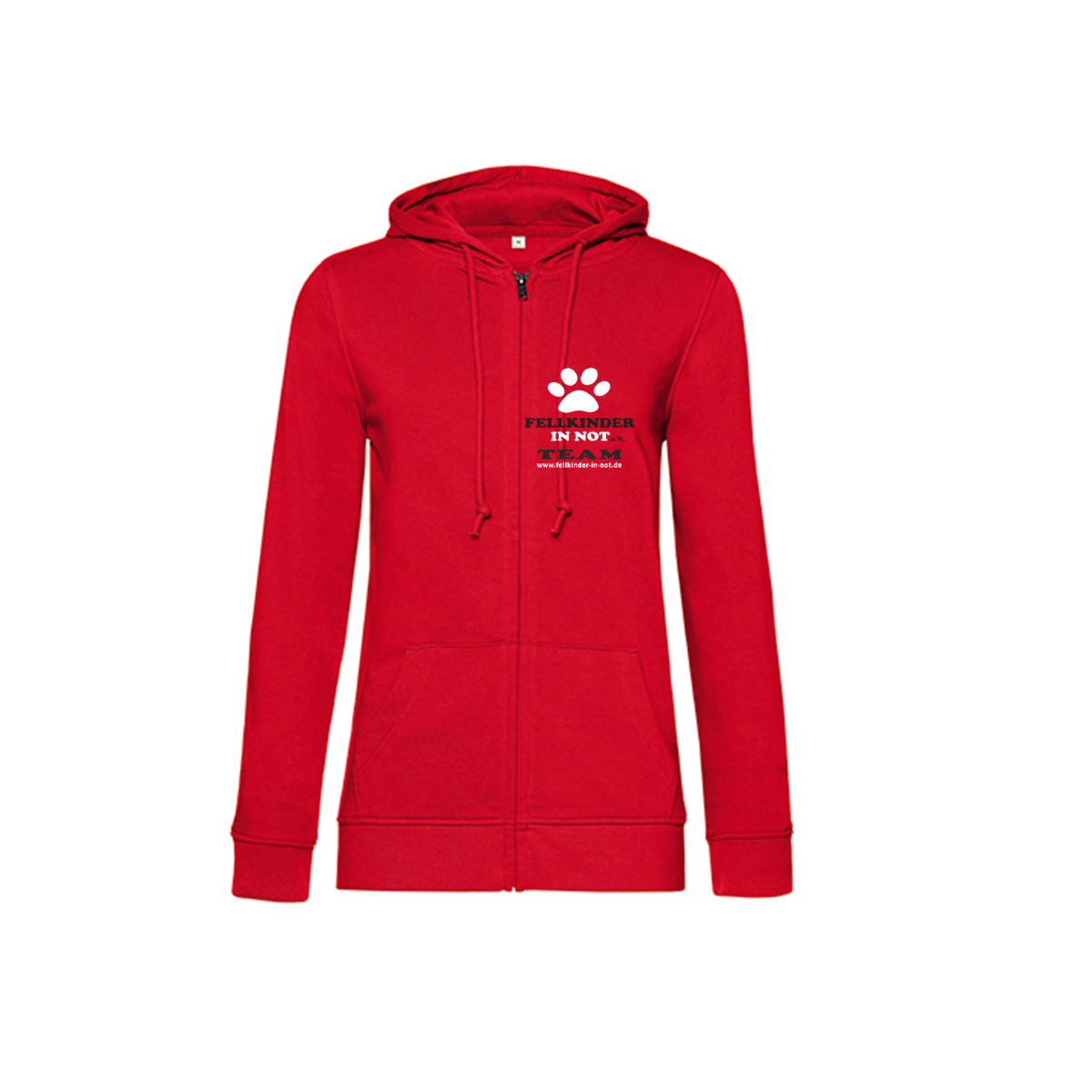 Ladies Zipped Queen Hoodie TEAM