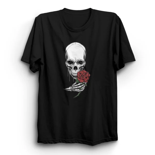 "Skull mit Rose"